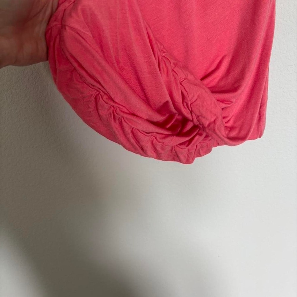 Wet Seal Pink Beaded One Shoulder Sleeveless Stretch Tank Top Women's Regular M - Picture 4 of 6